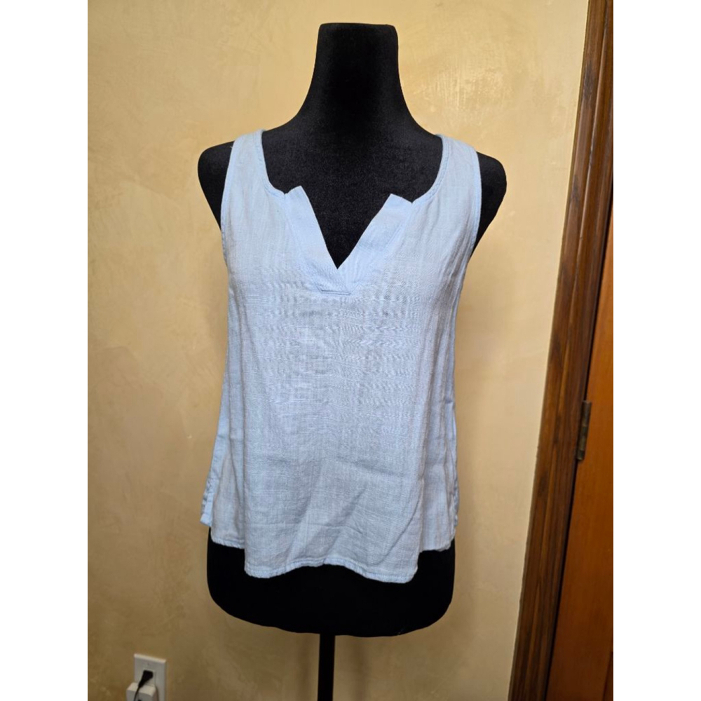 Splendid Light Blue Tank Top XS Linen Blend Soft Summertime Chic